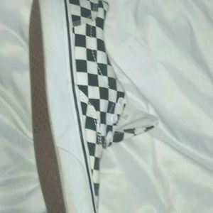 Checkered Van's women's size 8
